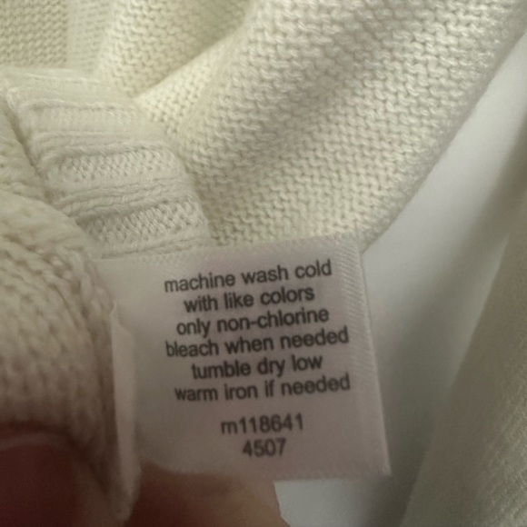 Lane Bryant Classic Fair Isle Jacquard Sweater Size 18/20 Ivory Tan Pullover NWT - Picture 7 of 7